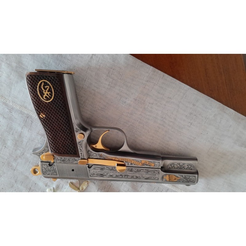Altın işlemeli   14 lu Browning tabanca